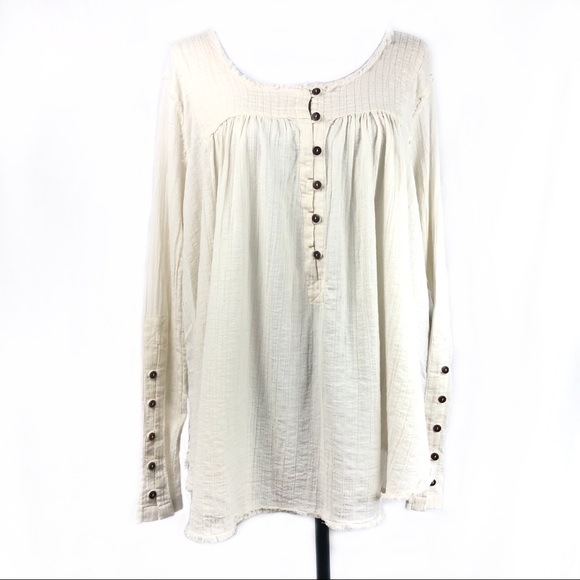 We The Free Tops - We The Free, Free People Ivory Top, Large NWT
